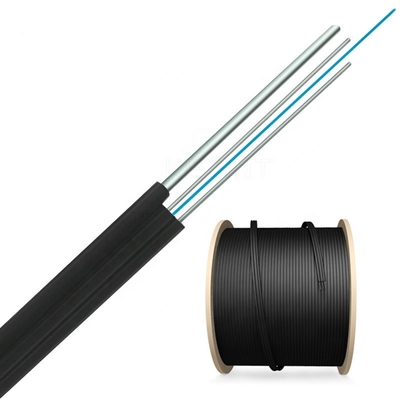 GJYXCH 1 2 4 fio de aço do núcleo G657A1 ou de preto de FRP cabo pendente da fibra ótica