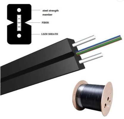 12 cabo de fibra ótica exterior do núcleo GYXTW G652 G652d G657a G657a2