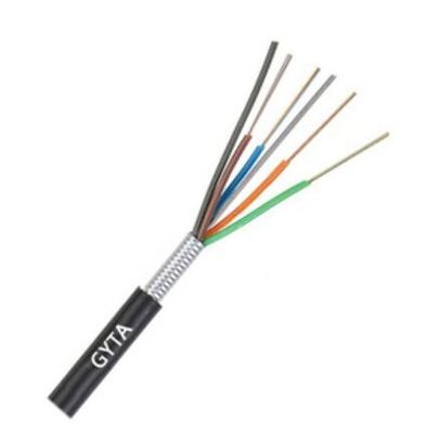 Núcleos exteriores blindados aéreos/do canal GYTA cabo de fibra ótica 2-288