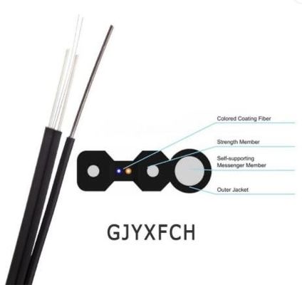 O núcleo 4 do único modo 2 retira o núcleo da figura interna 8 cabo de fibra ótica de FTTH