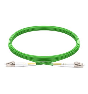 Cabo de remendo da fibra do único modo de 3M Simplex LC APC do revestimento de PVC de LSZH