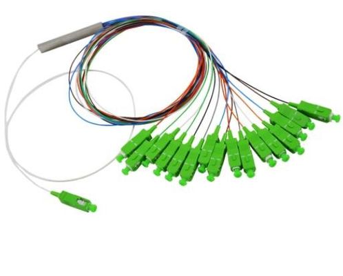 1*2 4 8 16 32 64 divisor do PLC da fibra ótica do conector do SC APC da manutenção programada 0.9mm