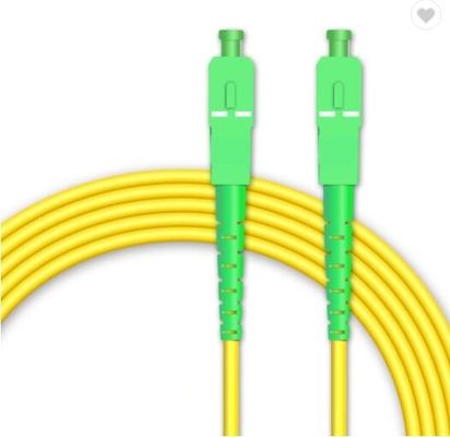 SC/APC ao cabo de fibra ótica simples do único modo LSZH de SC/APC