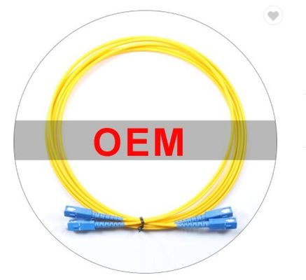 Cabo de remendo frente e verso simples da fibra ótica de OM1 G652D 3m LSZH