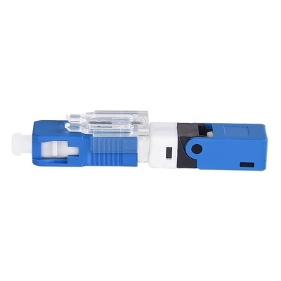 Modo do conector rápido rápido do SC da fibra ótica de FTTH/do conector manutenção programada do APC único