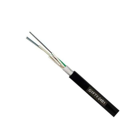 Único modo exterior G652D FRP 12 24 48 cabo de fibra ótica GYFTY de 96 núcleos