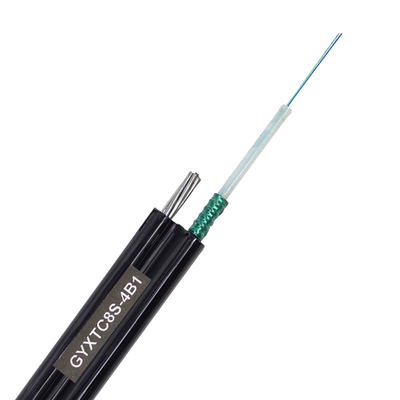 Figura aérea exterior Gyxtc8s 24 de Ftth fibra do cabo ótico de 12 núcleos autossuficiente