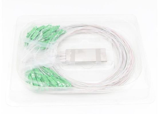 Divisor do PLC da fibra ótica do conector do SC UPC APC de FTTH 1x2 1x4 1x8 1x16