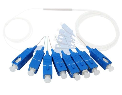 Divisor do PLC da fibra ótica do conector do SC UPC APC de FTTH 1x2 1x4 1x8 1x16