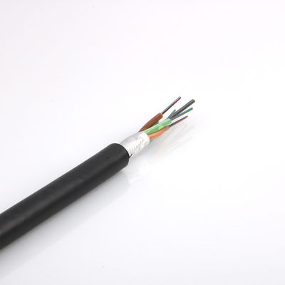 Cabo de fibra ótica de grande resistência do núcleo GYTS FOC da estrutura compacta 12 48