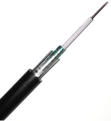 Cabo de fibra ótica aéreo do fio de aço GYXTW FTTH de G657A G652D