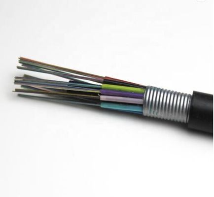 GYTA 12 24 36 48 72 192 144 blindados cabo de fibra ótica exterior do único modo de Fibra Optica do canal do preço de 288 núcleos