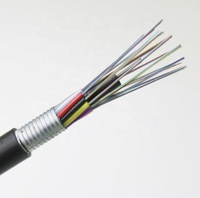 GYTA 12 24 36 48 72 192 144 blindados cabo de fibra ótica exterior do único modo de Fibra Optica do canal do preço de 288 núcleos