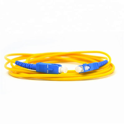 Ligação em ponte SC/UPC de FTTH ao cabo de remendo da fibra do único modo do cabo de SC/UPC 1