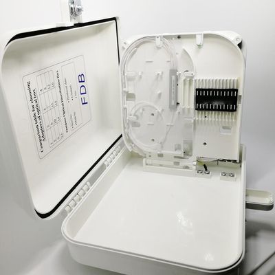 Caixa de tala de fibra ótica impermeável dos portos do cabo de alimentação da rede 16 de FTTX