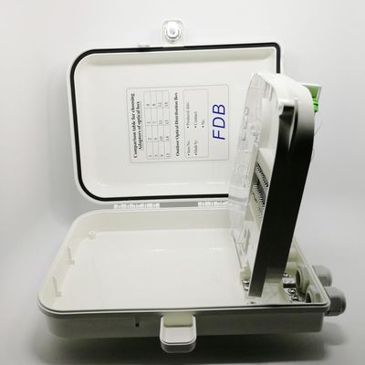 Caixa de tala de fibra ótica impermeável dos portos do cabo de alimentação da rede 16 de FTTX