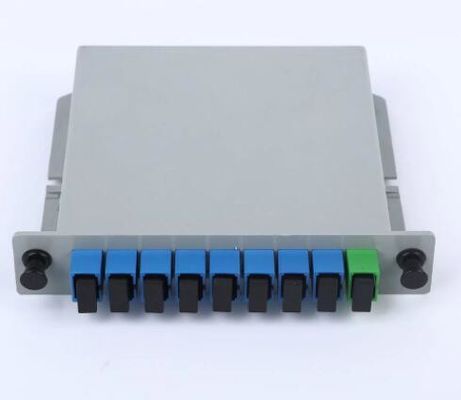 Divisor do PLC da fibra ótica de 1*8 SCUPC APC com tipo da inserção