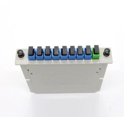 Divisor do PLC da fibra ótica de 1*8 SCUPC APC com tipo da inserção