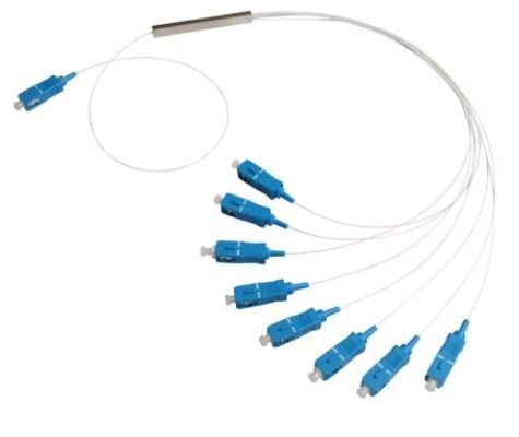 1*2 4 8 16 32 64 divisor do PLC da fibra ótica do conector do SC APC da manutenção programada 0.9mm