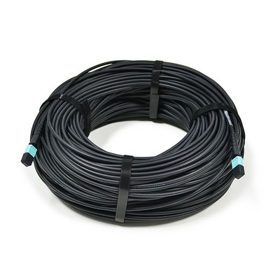 12 cabo Singlemode do remendo da fibra da fibra 9/125 OS2 MTP MPO