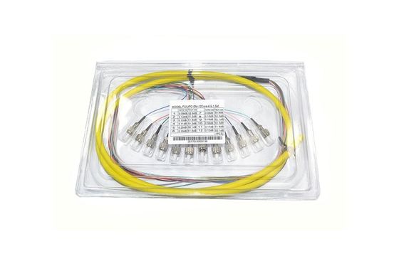 SC APC UPC 8 de FOC LC trança da fibra da fita de 12 cores