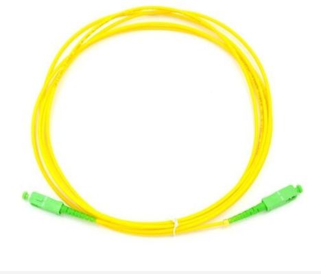 cabo de remendo simples Singlemode do SC 9/125um APC de 0.9mm 2.0mm 3.0mm