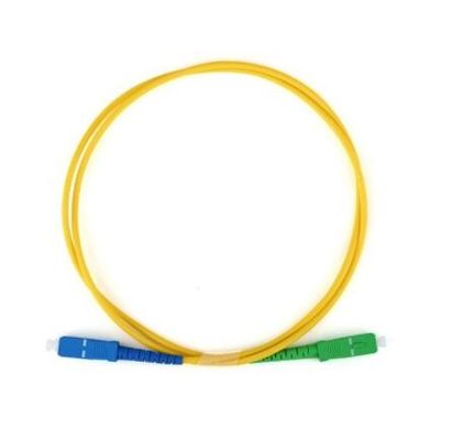 Cabo de remendo da fibra ótica do PVC LSZH do SC UPC APC G652D G657A
