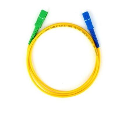 Cabo de remendo da fibra ótica do PVC LSZH do SC UPC APC G652D G657A