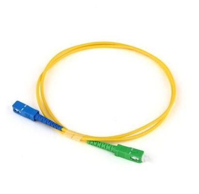 Cabo de remendo da fibra ótica do PVC LSZH do SC UPC APC G652D G657A