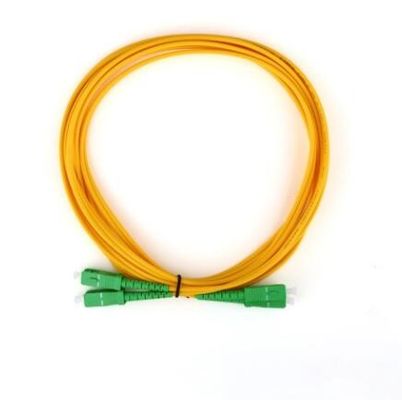 Cabo de remendo da fibra ótica do PVC LSZH do SC UPC APC G652D G657A