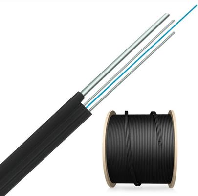 Cabo pendente 2 da fibra ótica interna de FTTH 4 6 8 12 16 24 núcleos com revestimento de LSZH