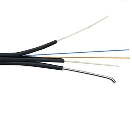 Mensageiro Fiber Optic Cable de G657A FTTH com revestimento de LSZH