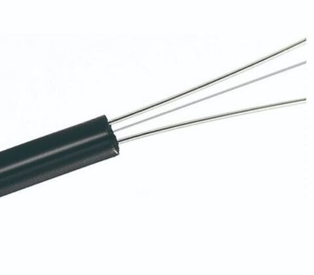 Cabo pendente de fibra ótica do núcleo FTTH do revestimento de PVC 2 de G.652D G.657A LSZH