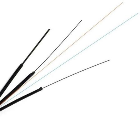 Baixo cabo de fibra ótica liso da bainha FTTH da fricção LSZH com mensageiro deixando cair