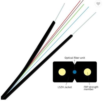 Cabo Singlemode da fibra do revestimento exterior do HDPE para FTTH