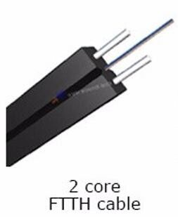 1 cabo pendente exterior interno G657A1 G657A2 G652D do núcleo FTTH