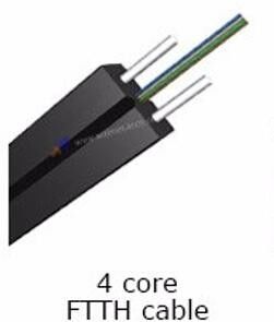1 cabo pendente exterior interno G657A1 G657A2 G652D do núcleo FTTH
