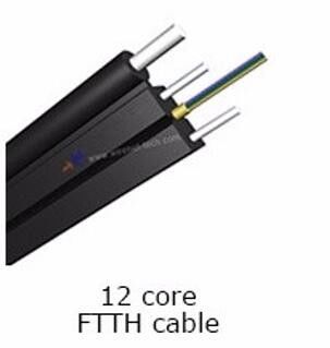1 cabo pendente exterior interno G657A1 G657A2 G652D do núcleo FTTH