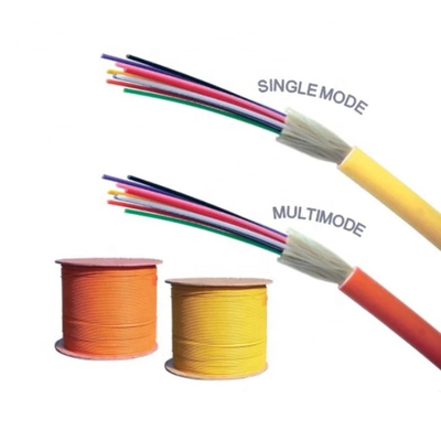 Bainhas multimodo do PVC/LSZH do cabo de fibra ótica 10mm do amortecedor apertado simples de GJFJV
