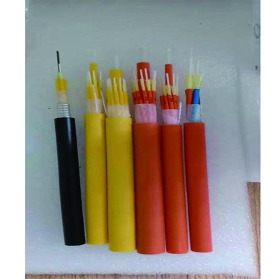 Bainhas multimodo do PVC/LSZH do cabo de fibra ótica 10mm do amortecedor apertado simples de GJFJV