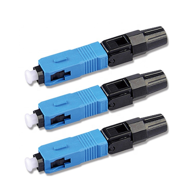 Conector rápido da fibra ótica do SC APC UPC para a terminação do campo do cabo pendente de FTTH