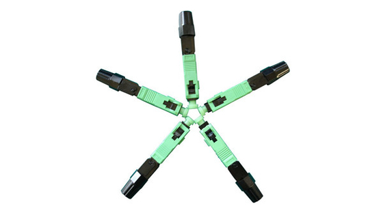 Conector rápido da fibra ótica do SC APC UPC para a terminação do campo do cabo pendente de FTTH
