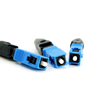 Conector rápido da fibra ótica do SC APC UPC para a terminação do campo do cabo pendente de FTTH