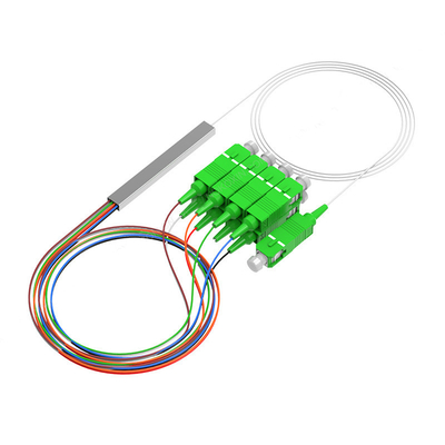 SC APC UPC 1 x divisor Mini Tube Type Splitter do SC do divisor do PLC da fibra ótica 8